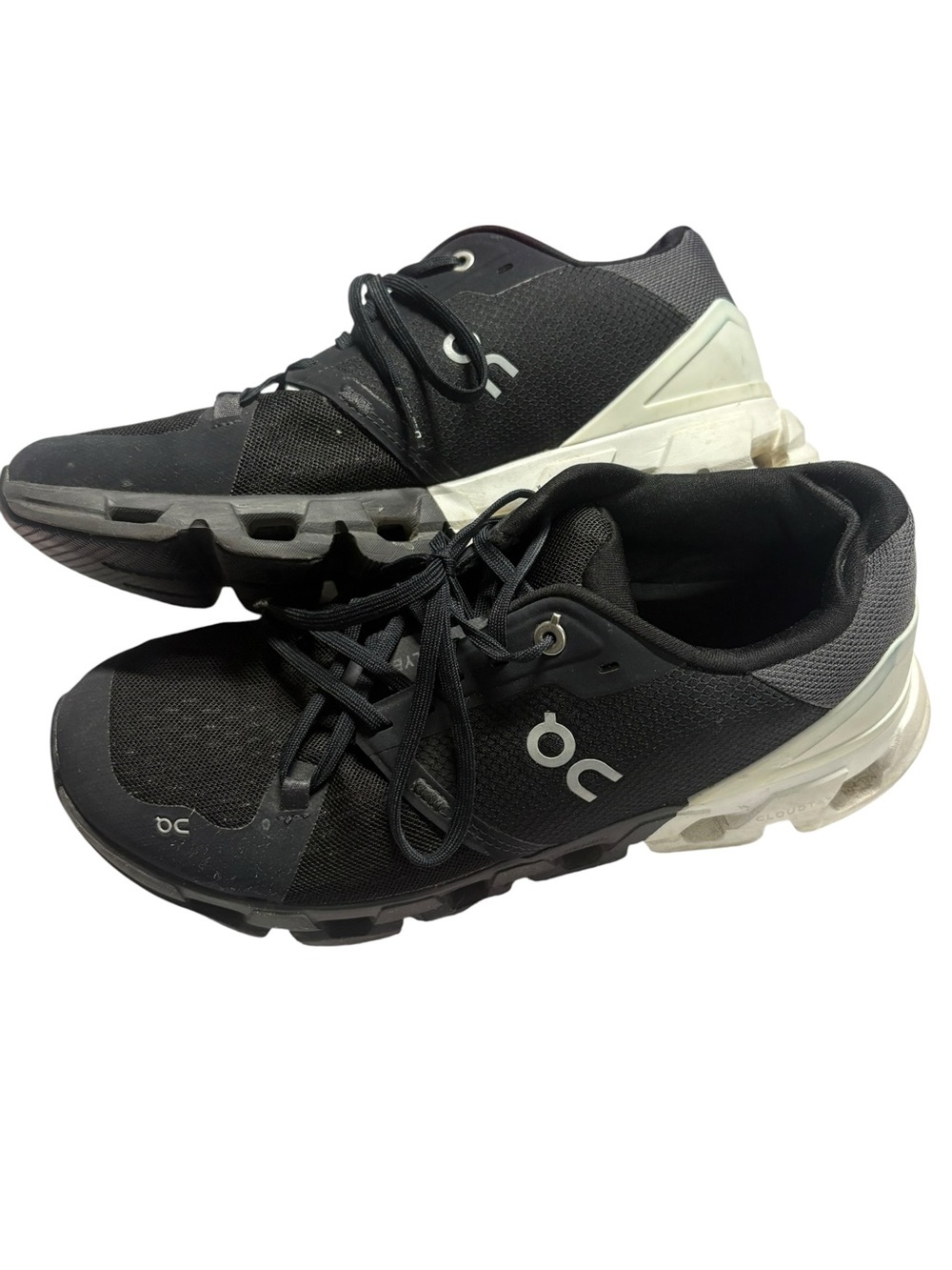 On Cloudflyer running shoes black womens size 10